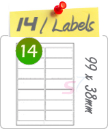 14 Labels Per Sheet