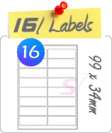 16 Labels Per Sheet