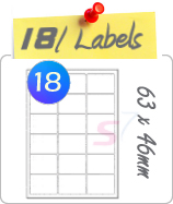 18 Labels Per Sheet