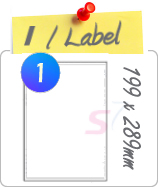 1 Label Per Sheet