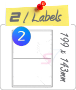 2 Labels Per Sheet