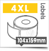 Dymo / Seiko 4XL Compatible Labels 104 x 159 mm