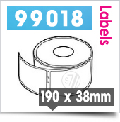 Dymo / Seiko 99018 Compatible Labels 38 x 190 mm